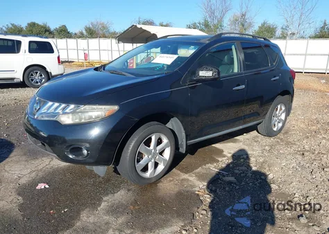 2009 Nissan Murano Sl z USA, uszkodzony, nr VIN JN8AZ18UX9W028359